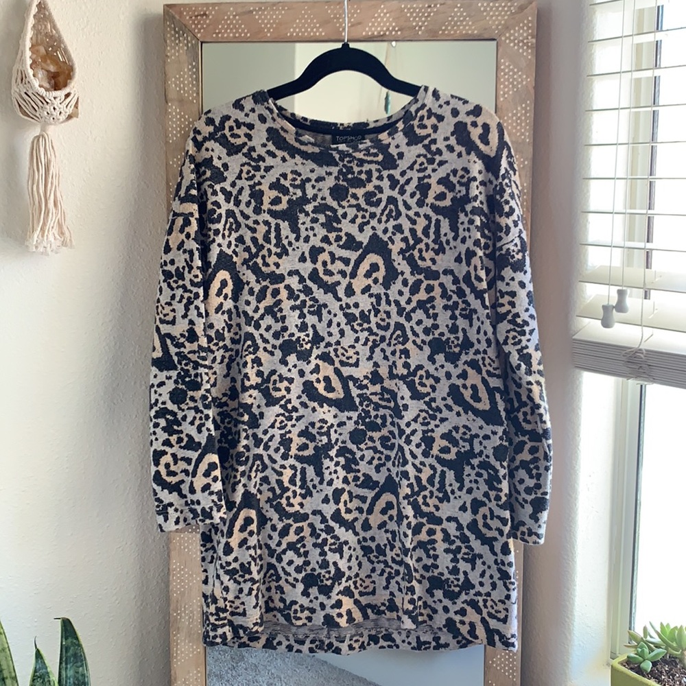 Topshop Knit Sweater Dress